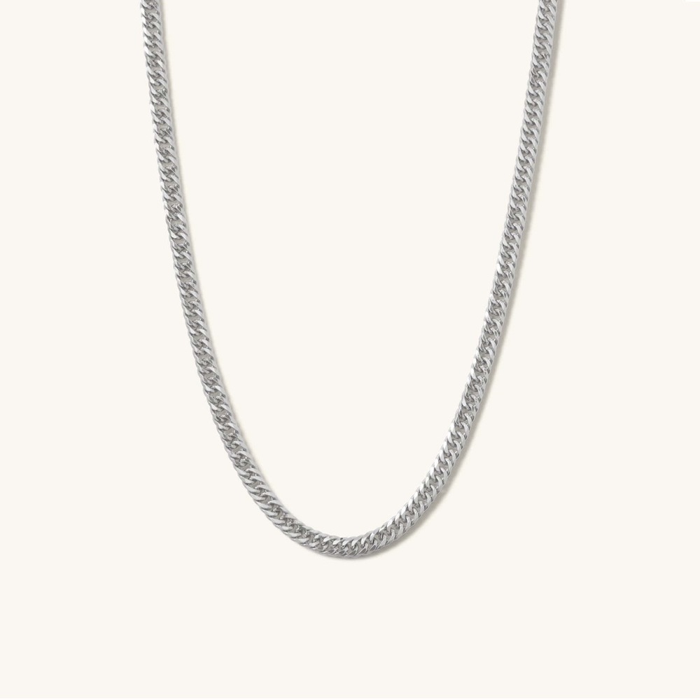 NEW - MEJURI Double Curb Chain Necklace